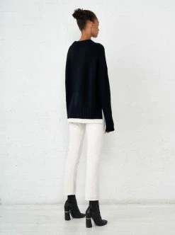 LLC21058_BLACK/CREAM Varsity Sweater 13 LLC21058_BLACK/CREAM Varsity Sweater