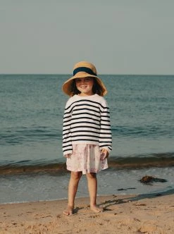 LLK21001_CREAM/NAVY Marini Sweater Knitwear