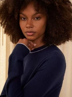 LLC21246_NAVY Neat Sweater