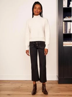 LLC21544_CREAM Honeycomb Mini Mockneck