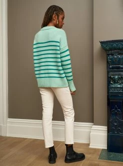 LLC21490_MINT/GREEN ONYX Marin Sweater