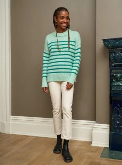 LLC21490_MINT/GREEN ONYX Marin Sweater