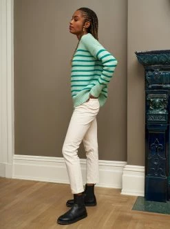 LLC21490_MINT/GREEN ONYX Marin Sweater