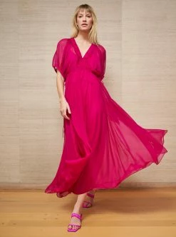 LLC13242_HOT PINK Constance Dress Dresses