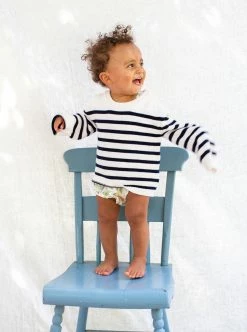 LLK21001_CREAM/NAVY Marini Sweater Knitwear 17 LLK21001_CREAM/NAVY Marini Sweater Knitwear