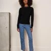 LLC21246_BLACK Knitwear Neat Sweater