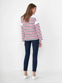 LLC21051_WHITE/BLUE/RED Charlotte Tee 14 LLC21051_WHITE/BLUE/RED Charlotte Tee