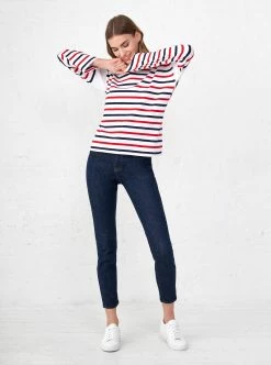 LLC21051_WHITE/BLUE/RED Charlotte Tee 15 LLC21051_WHITE/BLUE/RED Charlotte Tee