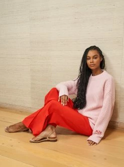 LLC21486_ROYAL BLUE/ HUNTER/SEA BLUE/ FUCHSIA/POPPY Toujours Sweater