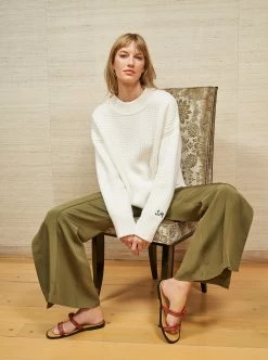 LLC21626_HUNTER Waffle Sweater