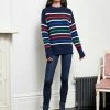 LLC21059_NAVY/RAINBOW Marin Sweater Monogram