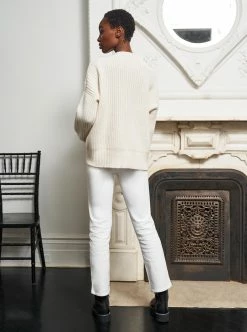 LLC21213_CREAM Monogram Toujours Sweater