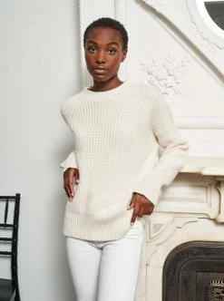 LLC21213_CREAM Monogram Toujours Sweater