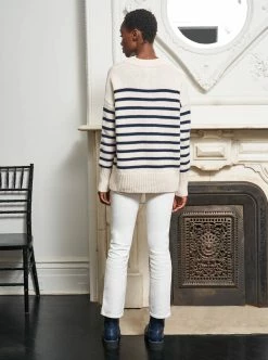 LLC21490_CREAM/NAVY Monogram Marin Sweater