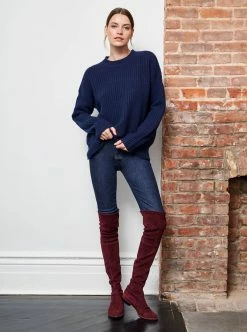 LLC21213_NAVY Toujours Sweater Monogram