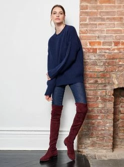 LLC21213_NAVY Toujours Sweater Monogram