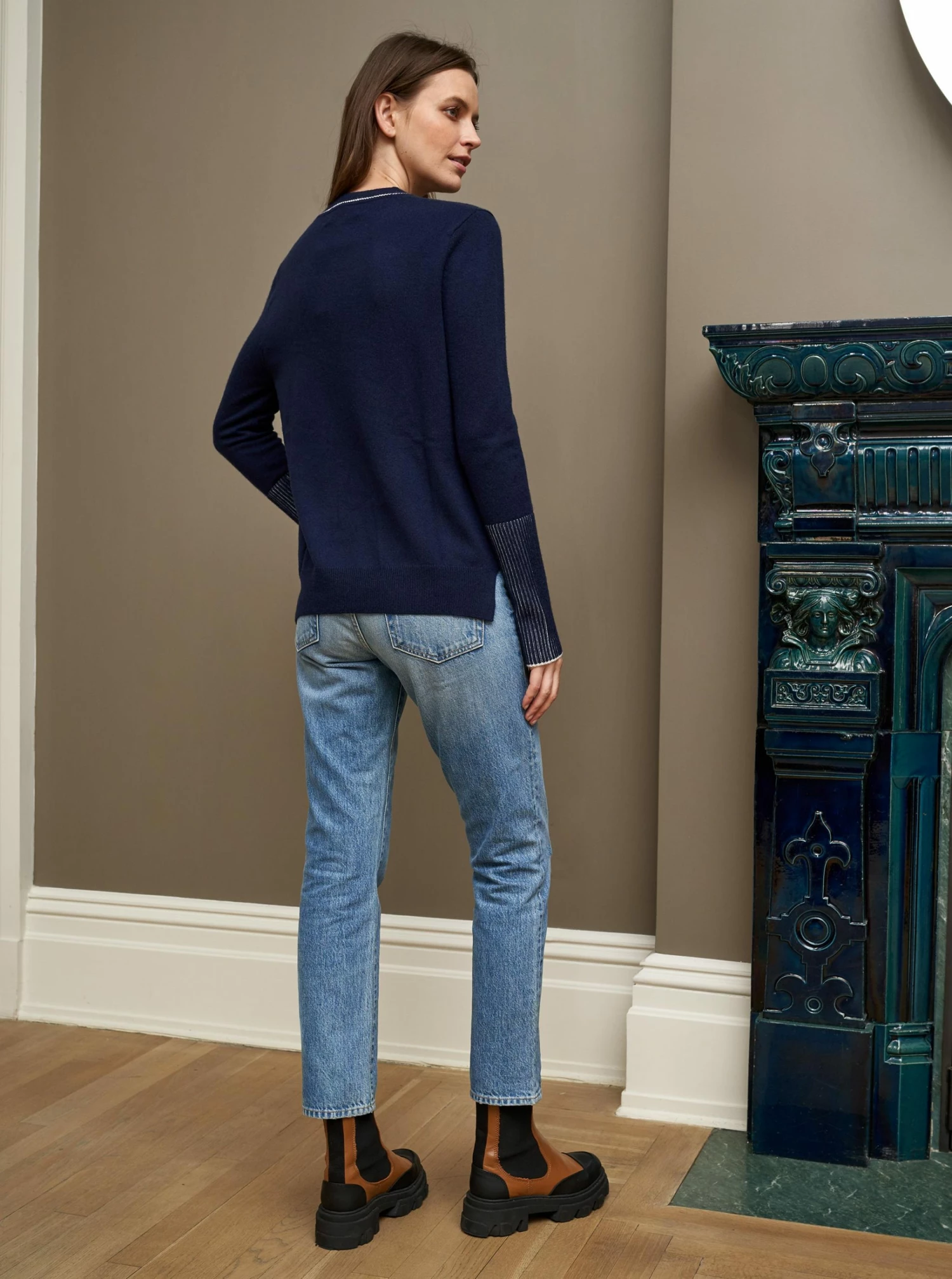 LLC21102_NAVY/CREME AAA Sweater 5 LLC21102_NAVY/CREME AAA Sweater