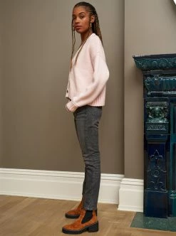LLC21654_BLUSH Knitwear Alycia Cardigan