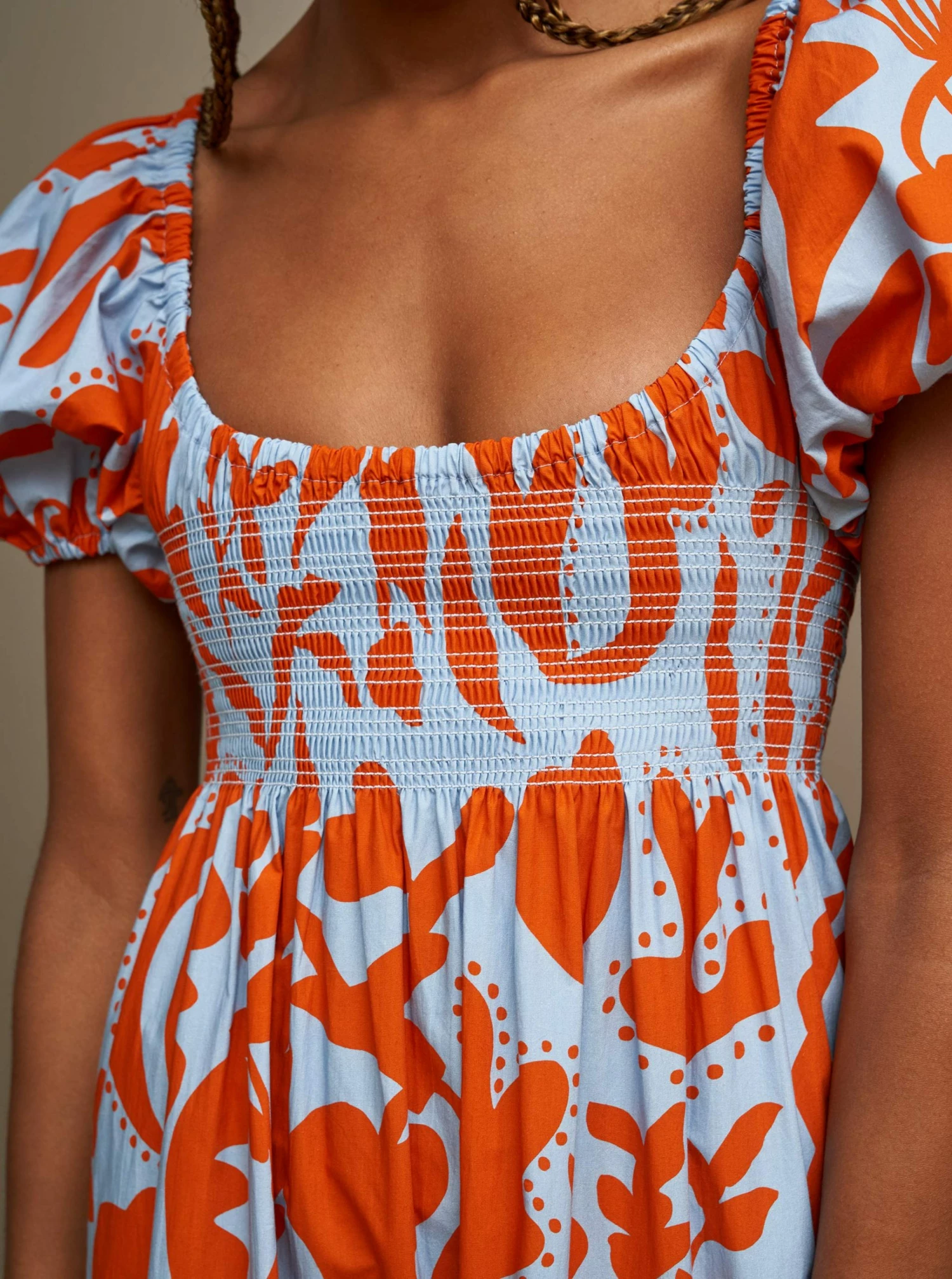 LLC13390_PALE BLUE/TANGERINE Amy Dress 7 LLC13390_PALE BLUE/TANGERINE Amy Dress