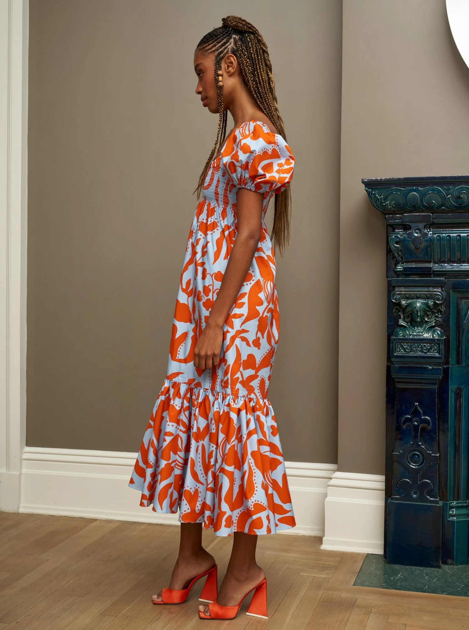 LLC13390_PALE BLUE/TANGERINE Amy Dress 9 LLC13390_PALE BLUE/TANGERINE Amy Dress