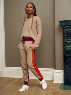 LLC24029_CAMEL MELANGE / RED VIOLET / POPPY RED Pants Aprés Jogger 10 LLC24029_CAMEL MELANGE / RED VIOLET / POPPY RED Pants Aprés Jogger