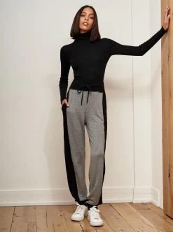 LLC24023_HEATHER GREY/BLACK Pants Avant Jogger