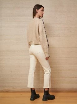 LLC21662_OAT/NAVY Ayacucho Sweater Knitwear