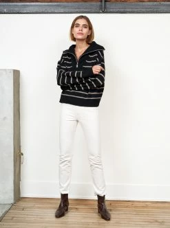 LLC21483_BLACK/TAN Bastien Sweater Monogram 15 LLC21483_BLACK/TAN Bastien Sweater Monogram