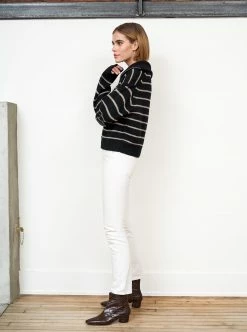 LLC21483_BLACK/TAN Bastien Sweater Monogram 18 LLC21483_BLACK/TAN Bastien Sweater Monogram