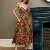 LLC13381_NAVYCOGNAC Bee Dress Dresses