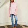 LLC21592 _LIGHT PINK/PEACH/ LIGHT PEACH/ ORANGE Knitwear Block Turtleneck 2 LLC21592 _LIGHT PINK/PEACH/ LIGHT PEACH/ ORANGE Knitwear Block Turtleneck