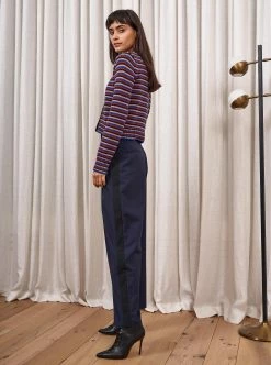 LLC21480_CAMEL/YK/BLUE/NAVY Bonbon Cardigan