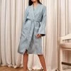 LLC17016_BLUE Bonne Journée Robe Sleepwear