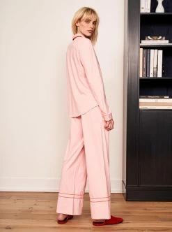LLC21027/ LLC24002 _BLUSH/POPPY Monogram Bonne Nuit Pajamas
