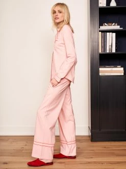 LLC21027/ LLC24002 _BLUSH/POPPY Monogram Bonne Nuit Pajamas