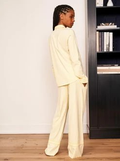 LLC21027/LLC24002 _BUTTER/BRIGHT-YELLOW Bonne Nuit Pajamas