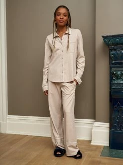 LLC21027/LLC24002_TAN Bonne Nuit Pajamas