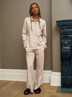 LLC21027/LLC24002_TAN Bonne Nuit Pajamas