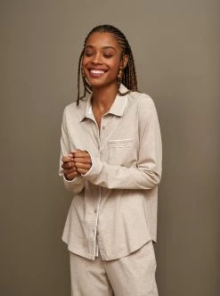 LLC21027/LLC24002_TAN Bonne Nuit Pajamas