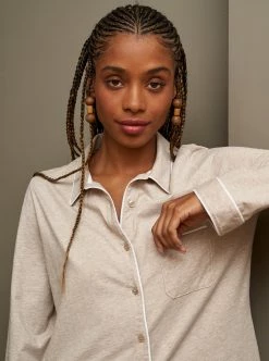 LLC21027/LLC24002_TAN Bonne Nuit Pajamas