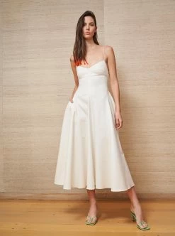 LLC13348_IVORY Dresses Camilla Dress