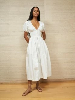 LLC13402_IVORY Dresses Celina Dress