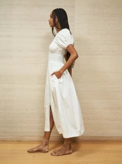 LLC13402_IVORY Dresses Celina Dress