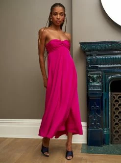 LLC13362_HOT PINK Eliza Dress Dresses