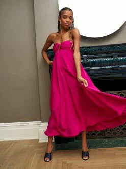 LLC13362_HOT PINK Eliza Dress Dresses