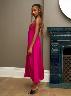 LLC13362_HOT PINK Eliza Dress Dresses