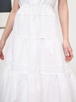 LLC13254_WHITE/WHITE Emma Dress