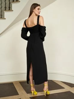 LLC13327_BLACK Dresses Eve Dress