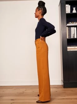 LLC21548_NAVY Knitwear Fine Line Sweater