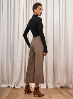 LLC21382_BLACK Fine Line Turtleneck